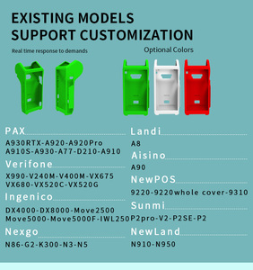 Wjm tùy chỉnh Silicone trường hợp đối với Newland n950s cầm Tay POS thiết bị đầu cuối-Anti-Scratch chống sốc bảo vệ Bìa - Product Image 2