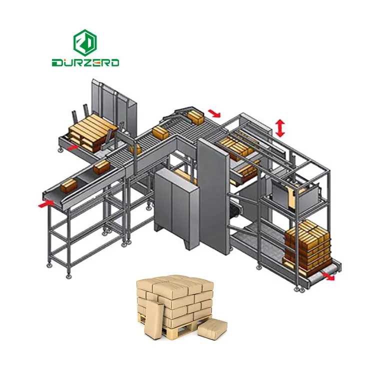 Facile operazione automatica 10-50kg sacchetto robotizzato sacchetto palettizzante sacchetto