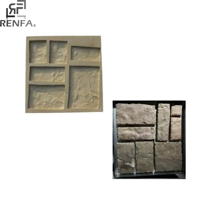 Vendita calda fabbrica cultura pietra pietra naturale decorazione parete ardesia cultura pietra stampo per rivestimento murale da renfa in vendita
