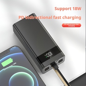Large Capacity 30000mAh LED Portable Charger Powerbank 22.5W PD <strong>QC3.0</strong> Real Fast Charging 5 <strong>Outputs</strong> 3 <strong>Inputs</strong> Outdoor Use Micro - Product Image 5