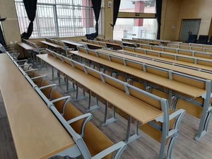 Hörsaal des University College Sitz Universität Computer labor Trapez tisch Klappstuhl für Studenten für Klassen zimmer - Product Image 2