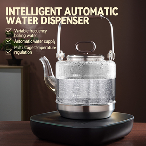 Hervidor eléctrico inalámbrico inteligente para uso doméstico Vidrio resistente a altas temperaturas Variedad de funciones Control de temperatura - Product Image 3