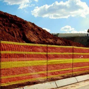 Alta resistência à tração Factory-Made África do Sul Amarelo e Laranja HDPE/PE/<span class=keywords><strong>PP</strong></span> Rede de Segurança Barreira para Regulamentos de Segurança