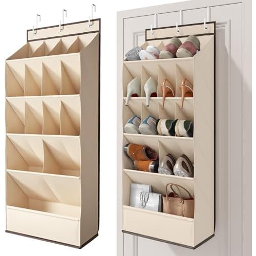 Beige 18 paires de poches respirantes