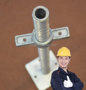 Adjustable 600mm Scaffolding Jacking Nut Hdg Adjustable 4x4 Flat Plate Base Jack - Product Image 5