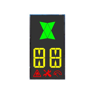 Kunden spezifische 7-Segment-VA-LCD-Anzeige mit schwarzem Hintergrund Ozon-Anionen-Desinfektions-und Frischluftregler-Oxi meter maschine - Product Image 2