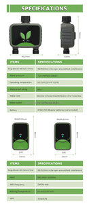 WIFI Sprinkler Timer 2 Uscita Smart Tubo Timer con Pioggia Ritardo Intelligente + APP di Controllo Sistema di Irrigazione Automatico per Prati e Cortile - Product Image 3