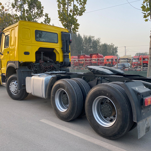 Kullanılan Howo 371/375HP manuel şanzıman traktör kamyon 6x4 sürücü tekerlek dizel yakıt sol direksiyon Euro 3 emisyon ağır segmenti