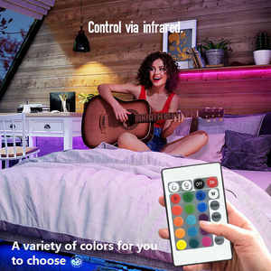<strong>LED</strong> Strip Lights - Waterproof IP65, Bluetooth Control. Perfect for TV Backlight, Room, Party, Camping Decor. - Product Image 1