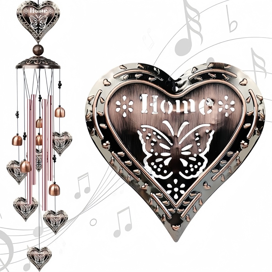 Red copper heart