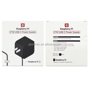 Hot Sale Official <strong>Raspberry</strong> <strong>Pi</strong> 5 <strong>Power</strong> Supply 27W 3A US UK EU AU Standard USB-C Type C <strong>Raspberry</strong> Pi5 <strong>Power</strong> Adapter Original New - Product Image 6