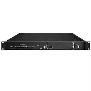 FN3394C Digital System 16/24 <strong>Channels</strong> FTA Tuner to 4 RF DVB-T DVB-C ISDB-T Remodulator Qam Transmodulator - Product Image 3