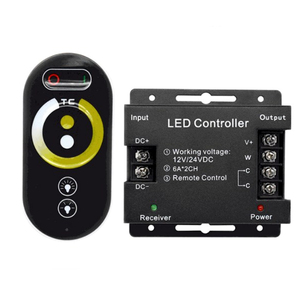 LED controlador remoto CE RoHs 12V-24V de doble Color de Control remoto inalámbrico de RF - Product Image 1