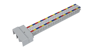 Elektrik dağıtım kutusu için MCB bakır bara 3P/2P 125A/250A tava montajı - Product Image 3