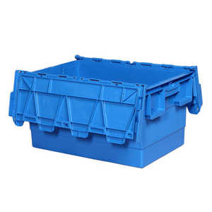 Chất lượng cao công nghiệp rắn hộp nestable và Stackable có thể gập lại nhựa lưu trữ container Crate & Tote hộp - Product Image 3