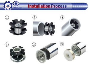 OEMカスタムM6 M8 M10直径50mm、厚さ1.5mmスプリングスレッドスターナット - Product Image 5