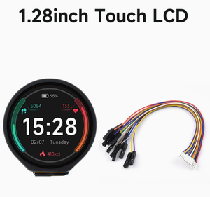 Display rotondo modulo schermo LCD da 1.28 pollici 240*240 pixel SPI comunicazione colore GC9A01 1.28 "modulo touch capacitivo lcd rotondo - Product Image 6