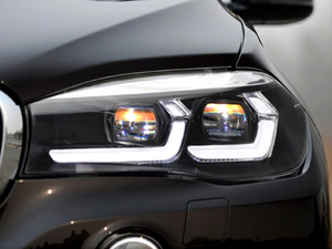 BiLED projektör lens stok halojenler ile BMW X5 F15 için LED farlar - Product Image 2