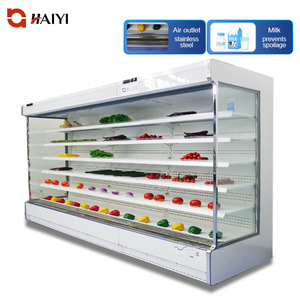 Cửa Hàng Đồ uống thương mại tủ lạnh hiển thị trường hợp Showcase tủ lạnh mở máy làm lạnh hiển thị tủ lạnh Plug-in - Product Image 6