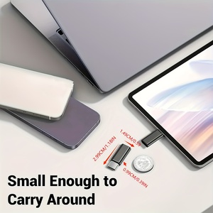 迷你铝制C型公到8针母连接器适配器Usb C到8针适配器转换器 - Product Image 5