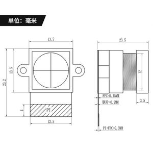 AR0330传感器智能手机摄像头模块1080P Csi接口Wifi 3mp全高清MIPI摄像头模块 - Product Image 5