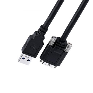 3.0 USB ตัวผู้เป็น USB 3.0 Micro B ตัวผู้สายเคเบิล3.0ไมโคร USB ยาว1เมตรพร้อมสกรู - Product Image 4