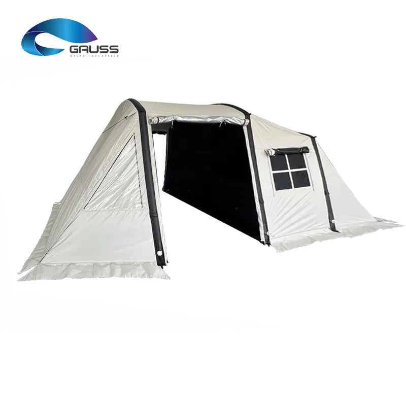 Tenda da campeggio ad aria, tenda familiare da 6/8 persone interni spazioso adatta a più letti ad aria Queen e set in tenda gonfiabile da 3 minuti