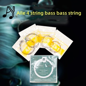 Juego de cuerdas de Bajo grande serie 4 al por mayor núcleo de acero Hexagonal con cubierta de plástico cuerda de violonchelo Doble - Product Image 2