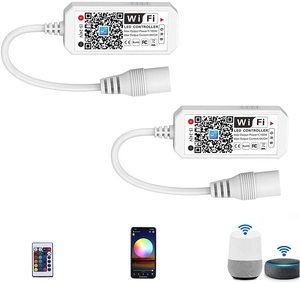 5050 RGB/RGBW Светодиодная лента Wi-Fi контроллер света Google телефон/Amazon Alexa Голосовая IOS/Android APP контроллер DC5-28V - Product Image 3