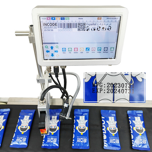 Máquina de codificación de código de barras de caducidad de fábrica INCODE TIJ, dispositivo de código de barras y fecha, impresora de inyección de tinta para línea de montaje de producción de plástico - Product Image 1