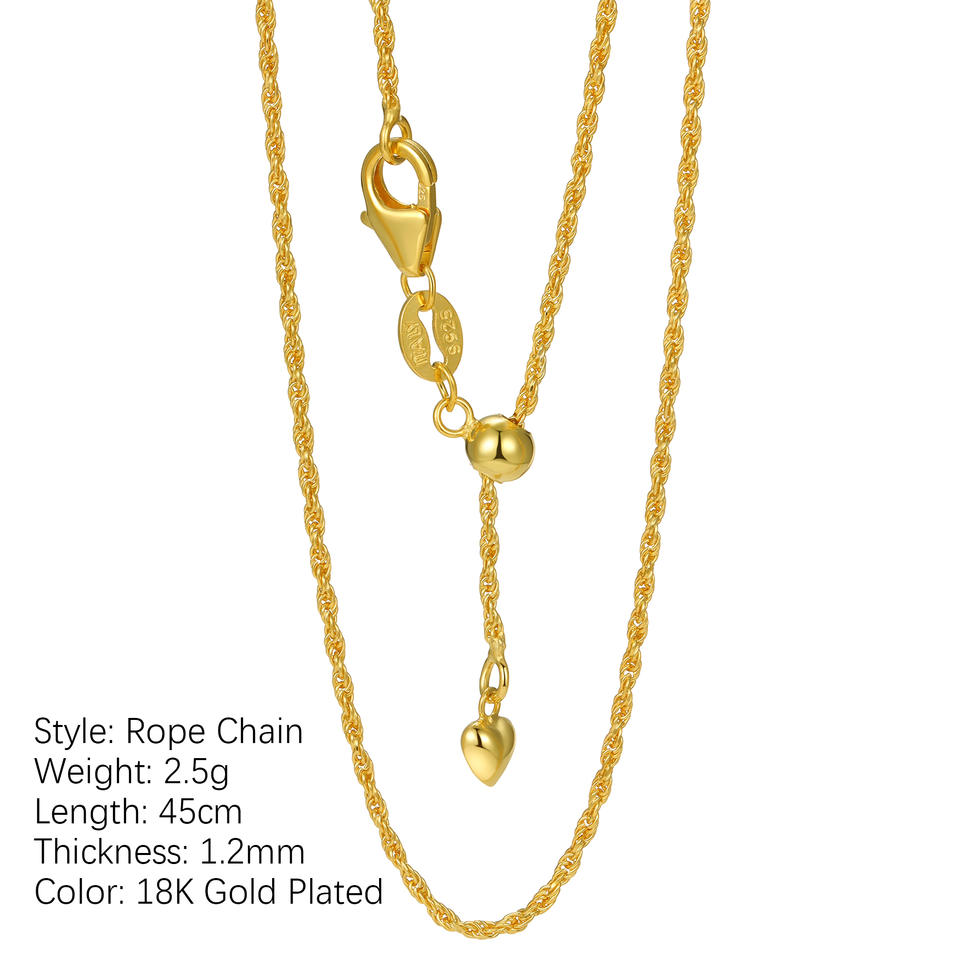 Heart Style-18K Gold Plated