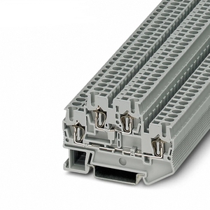 High Quality STTB 2.5-TWIN Phoenix Contact <strong>Double</strong> Level <strong>Terminal</strong> <strong>Block</strong> Connector <strong>Spring</strong>-cage Connection Din Rail <strong>Terminal</strong> <strong>Block</strong> - Product Image 1