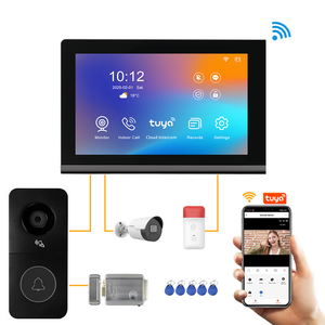 2025 último intercomunicador de vídeo Tuya timbre inteligente Cámara impermeable visión nocturna intercomunicador para seguridad del hogar - Product Image 1