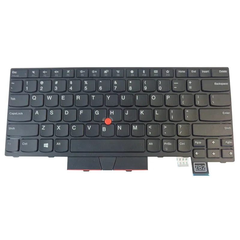 New for Lenovo ThinkPad A485 T470 T480 Non-Backlit Keyboard w/ Pointer