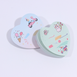 定制个性化设计印刷心形方形备忘录便签本便签本可贴 - Product Image 3