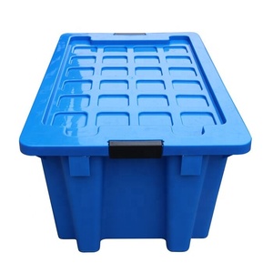 QS pesado repuestos gran anidados Durable bolsa de caja de almacenamiento de alimentos 180 apilable de plástico ingresos cajas de pescado contenedores - Product Image 3