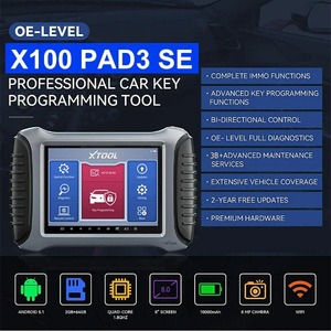 Supporto multi linguaggi XTOOL X100 PAD3 pad 3 SE auto chiave programmatore auto completamente diagnostica Scanner bidirezionale con 31 servizi