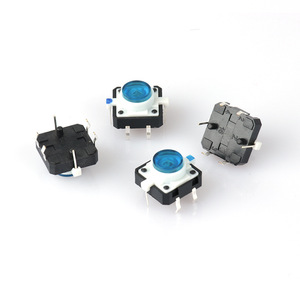 Mini 12*12 tact anahtarı ile ışık LED küçük 4p kırmızı yeşil turuncu beyaz 12*12*7.3 konumlandırma anahtarı - Product Image 6