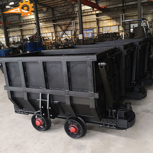 Descarga lateral Mining Rail Car Descarga Shuttle Cars Underground Mining Car Material Mine Cart Wagon - Product Image 3
