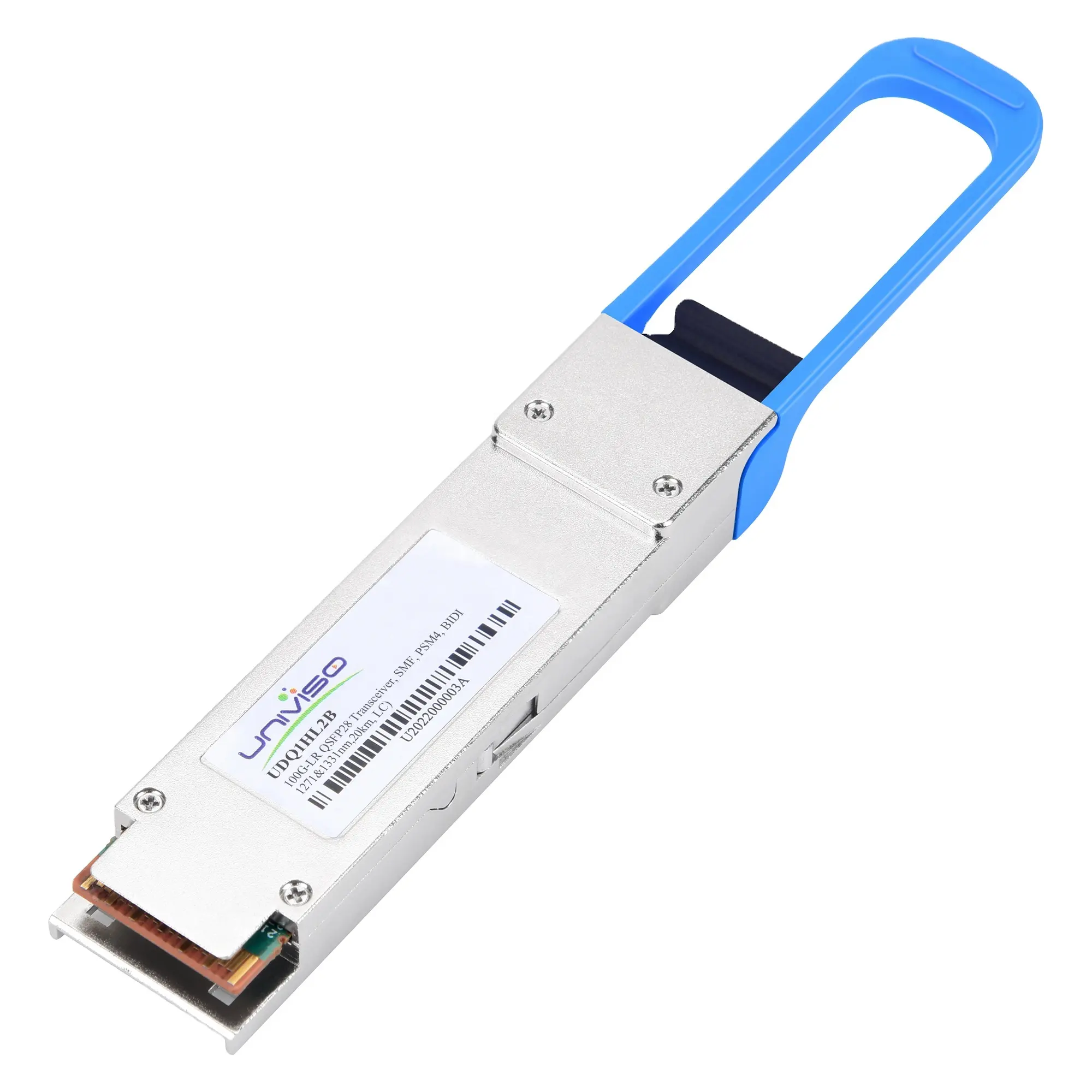 Transceiver Kecepatan Tinggi 100% Asli QSFP28 100G LR4 20KM 100G QSFP28 Transceiver Serat Optik 100G 20KM Manufaktur Modul Sfp