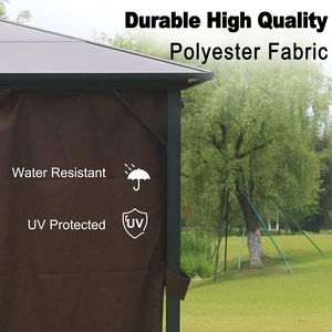 Weather Large Dinner Metal <strong>Line</strong> Outdoor Waterproof Customized Canopy Tent Solid Roof <strong>Gazebo</strong> Hard Top - Product Image 4