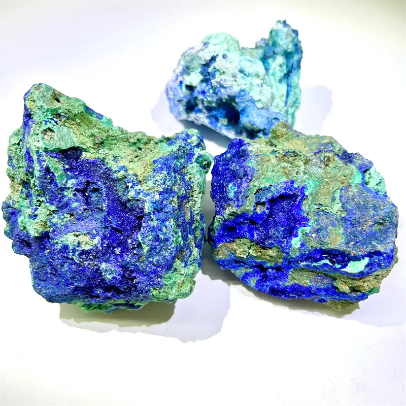 Wholesale High Quality Rough Blue Azurite Crystal Specimen Raw Stone For Decoration