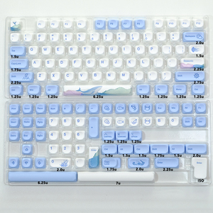 135 tuşları ISO girin PBT KOA profil okyanus balina tema İngilizce japon kore rus mekanik klavye Keycaps Set - Product Image 1