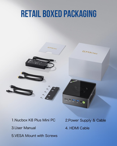 Gmktec R7บวก K8 8845HS มินิพีซี Win 11 Pro DDR5 5600MHz PCIe4.0 NVMe SSD BT5.2 WIFI6มินิพีซีเกม - Product Image 2