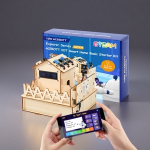 ACEBOTT Programmierung Lern struktur Aufbau elektronischer DIY Steam Education für Arduino ESP32 IOT Smart Home Starter Kit - Product Image 1