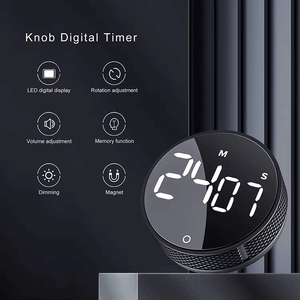 Timer da cucina digitale Youton con ampio Volume di visualizzazione a LED regolabile facile da cucinare e per anziani e bambini Timer magnetico - Product Image 4