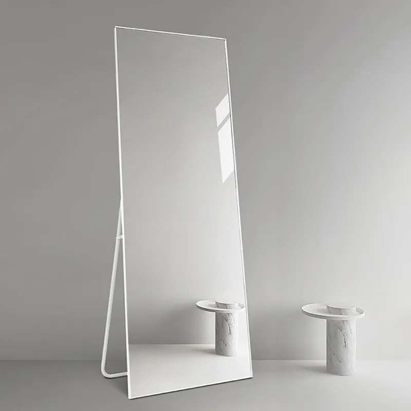 Moldura de liga de alumínio personalizada, comprimento total, decorativa, espelho, quarto