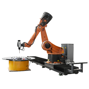 Braço robótico de 6 eixos Fresagem robô <span class=keywords><strong>CNC</strong></span> <span class=keywords><strong>Router</strong></span> Grande Tamanho Gravação <span class=keywords><strong>CNC</strong></span> Robô Braço Máquina Para Molde De Espuma Processo <span class=keywords><strong>Router</strong></span> Em Molde De Madeira