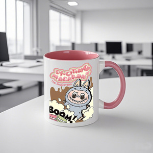 Labubuセラミックマグカスタム印刷ティーコーヒーカップLabubuバルク供給Labuhuキッチンアクセサリー