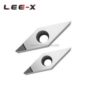 LEE-X PCD金刚石嵌件APKT SEHT RPGT CCGT DCGT VCGT CNMG WNMG铜铝PCD金刚石数控嵌件宝石车刀 - Product Image 1